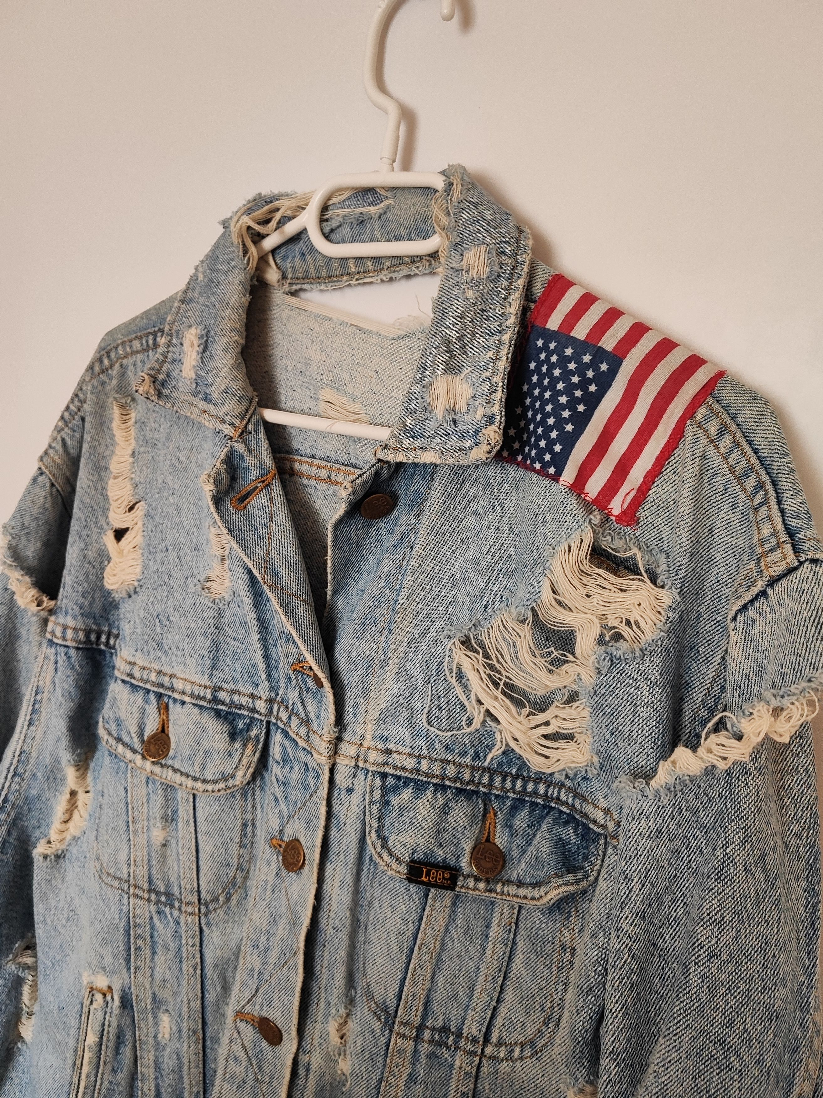 Levi's Lee Riders 220-J Denim Jacket Vintage 90s Size US L / EU 52-54 / 3 - 11 Thumbnail