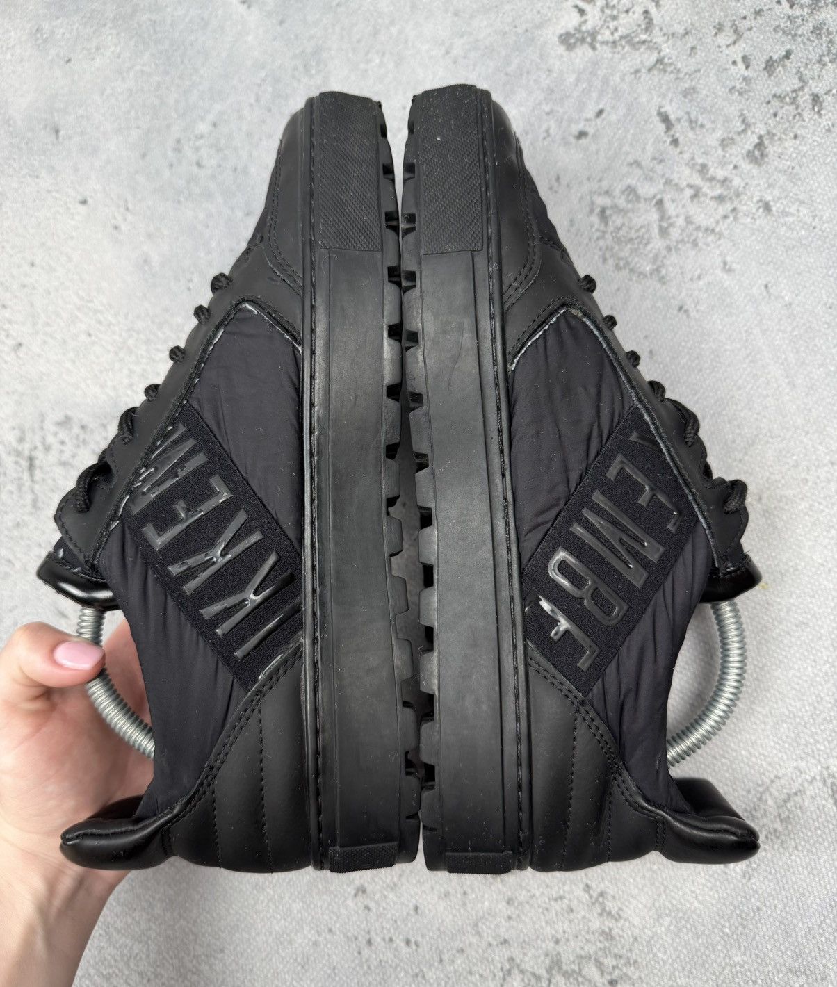 Dirk Bikkembergs Vintage Bikkembergs Black Sneakers Bold Logo Rare Design Size US 8 / EU 41 - 8 Thumbnail