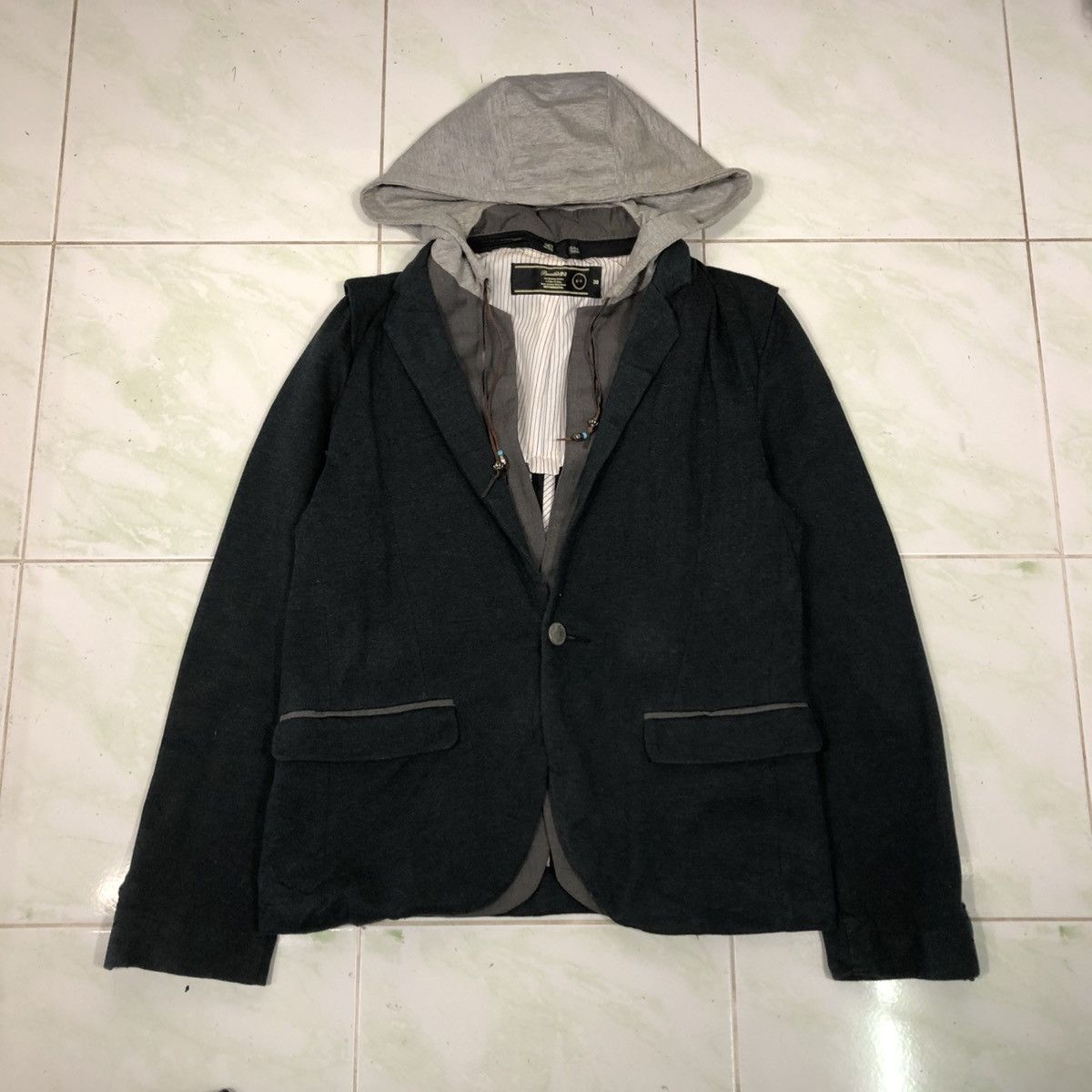 Japanese Brand Biker Double Layer Jacket BrthBreath Punk Style Number Nine Size US M / EU 48-50 / 2 - 1 Thumbnail