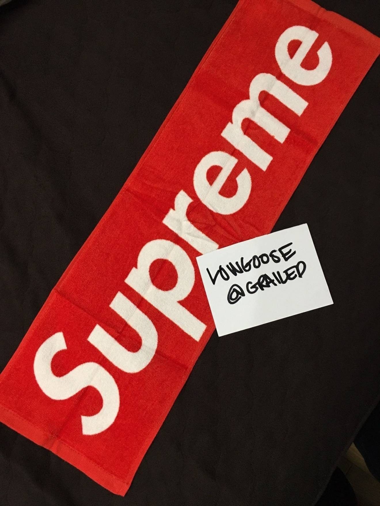 Supreme 🔥 Supreme Towel Red Box Logo New DS Japan Limited Size ONE SIZE - 6 Thumbnail