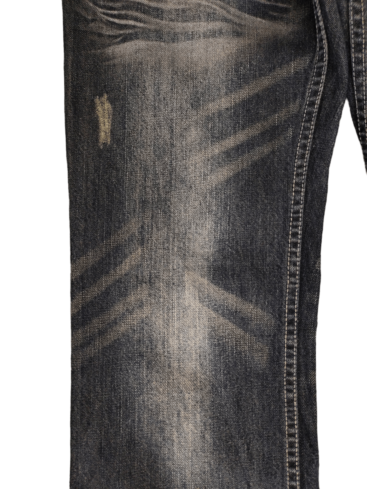 semanticdesign Flare Jeans Semantic Design Distress Faded Bootcut Denim Size US 34 / EU 50 - 7 Thumbnail