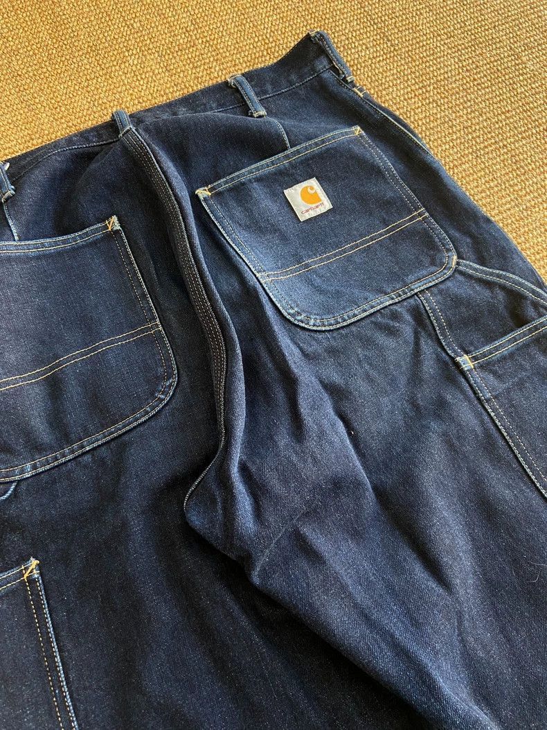 Junya Watanabe Junya Watanabe Carhartt Denim Cargo Pants Size US 26 / EU 42 - 6 Thumbnail