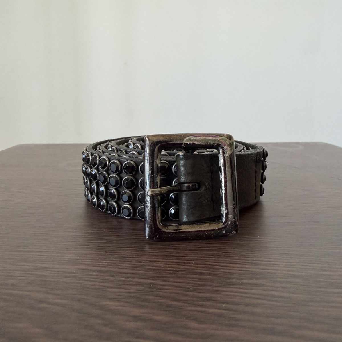 Hollywood Trading Company Hollywood Trading Company Rhinestone Studded Belt Size ONE SIZE - 1 Thumbnail