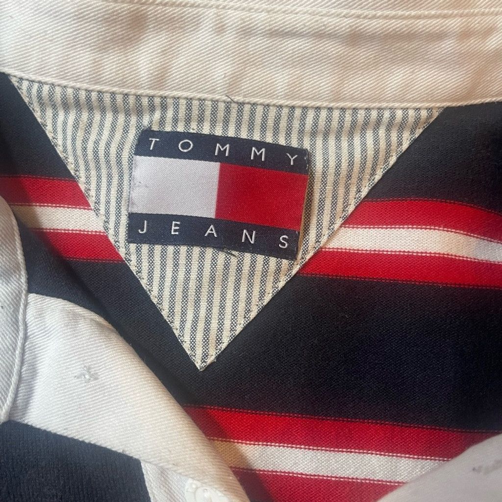 Tommy Hilfiger Tommy Hilfiger Navy and Red Striped Shirt size M Size US M / EU 48-50 / 2 - 4 Thumbnail