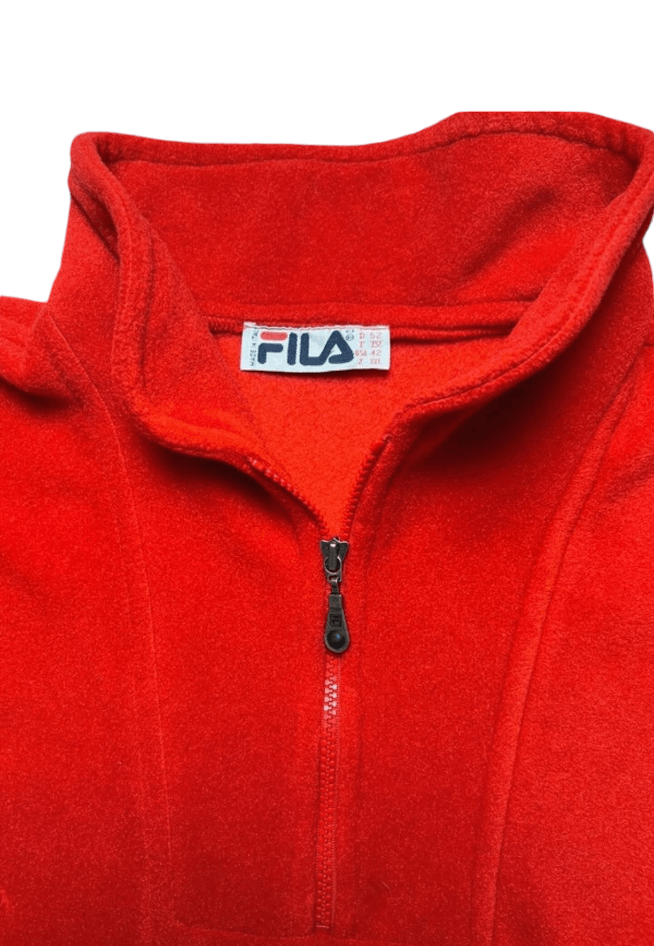 Fila Sweatshirt fleece polartec Fila Snow vintage Size US XL / EU 56 / 4 - 2 Thumbnail