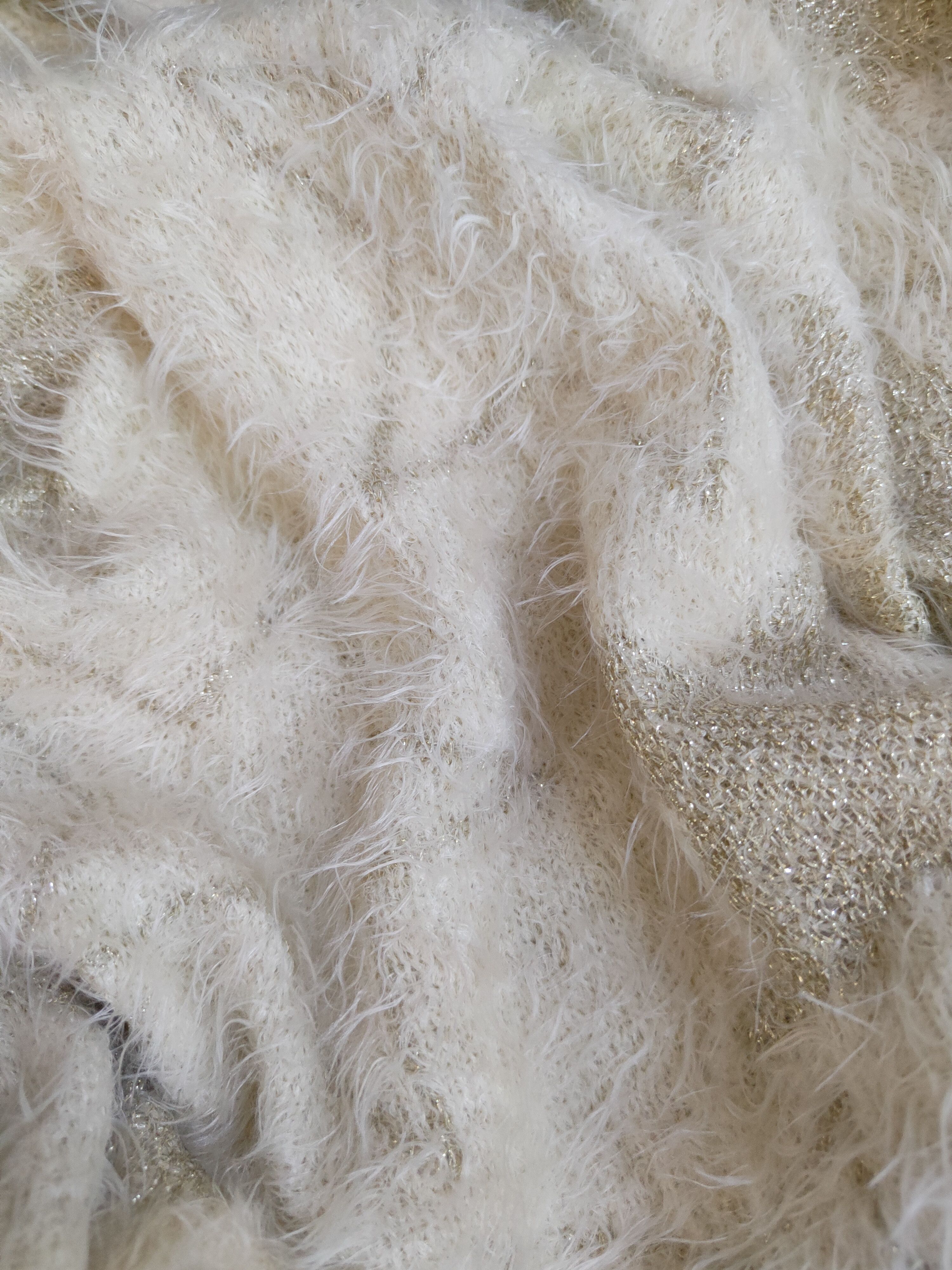 Japanese Brand × Vintage Star Art Stuff 🔥Here's Avenue Cream Fur Mohair Knitwear Size S / US 4 / IT 40 - 10 Thumbnail