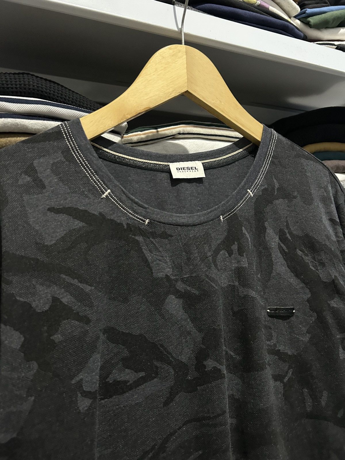 Diesel Diesel longsleeve camoblack slevedge Size US L / EU 52-54 / 3 - 5 Thumbnail