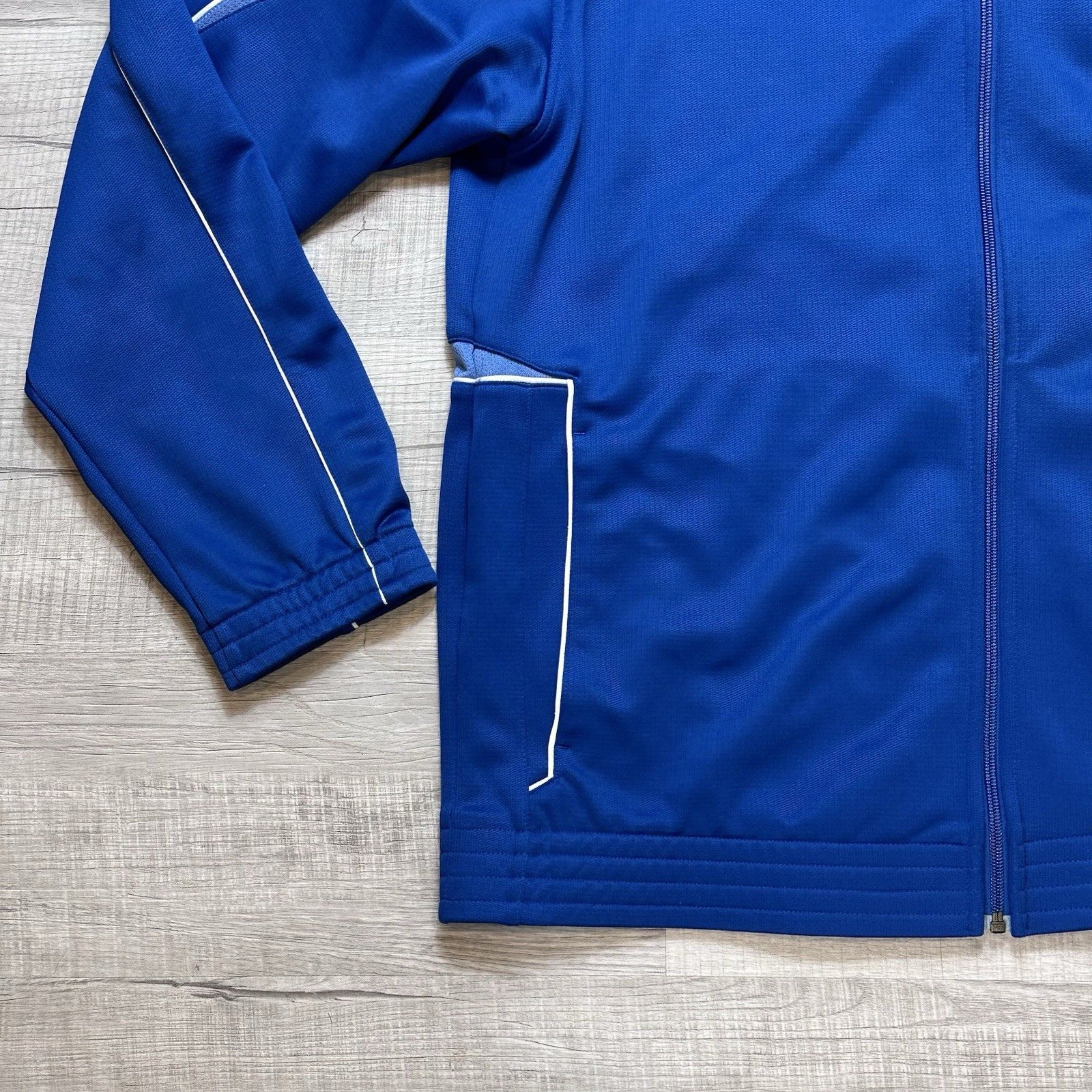 Adidas Vintage Adidas Track Jacket Men’s Large Full Zip Basketball Size US L / EU 52-54 / 3 - 2 Thumbnail