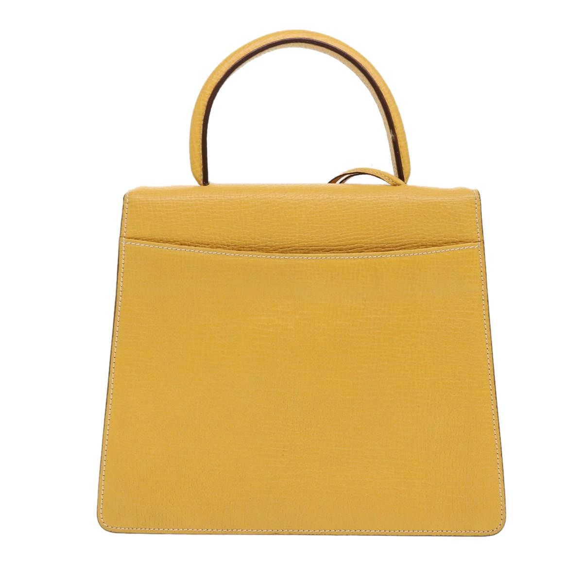 Loewe LOEWE Barcelona Hand Bag Leather Yellow Size ONE SIZE - 2 Thumbnail