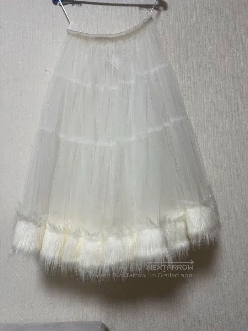 Comme des Garcons Comme Des Garcons size S White Vintage Mesh Skirt Size 22" - 1 Thumbnail