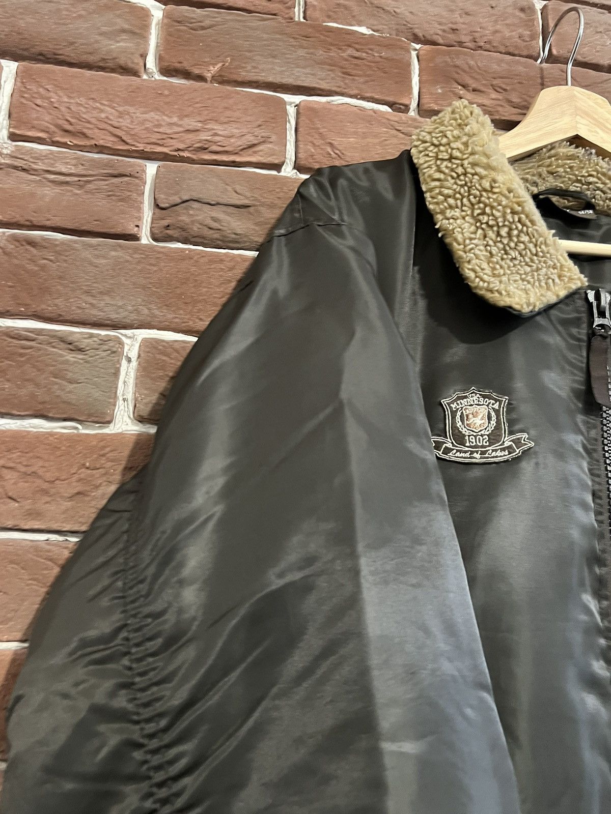 Vintage Ma1 Flyer Vintage Nylon Bomber Jacket BoxyFit Oversize Size US XL / EU 56 / 4 - 3 Thumbnail