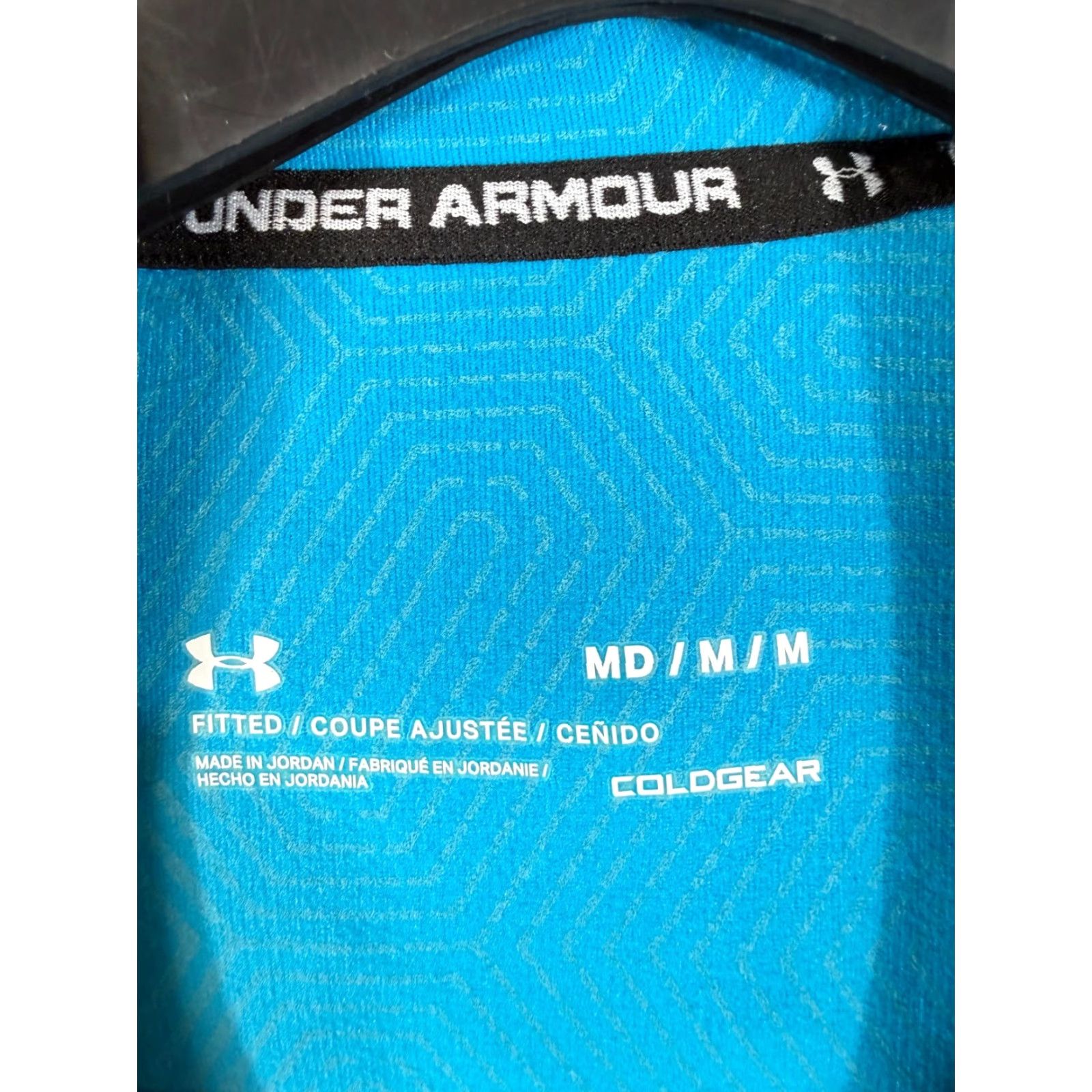 Under Armour Under Armour Hooded Shirt Womens M Blue Stretch ColdGear Fitted Long Sleeve NWOT Size M / US 6-8 / IT 42-44 - 5 Thumbnail