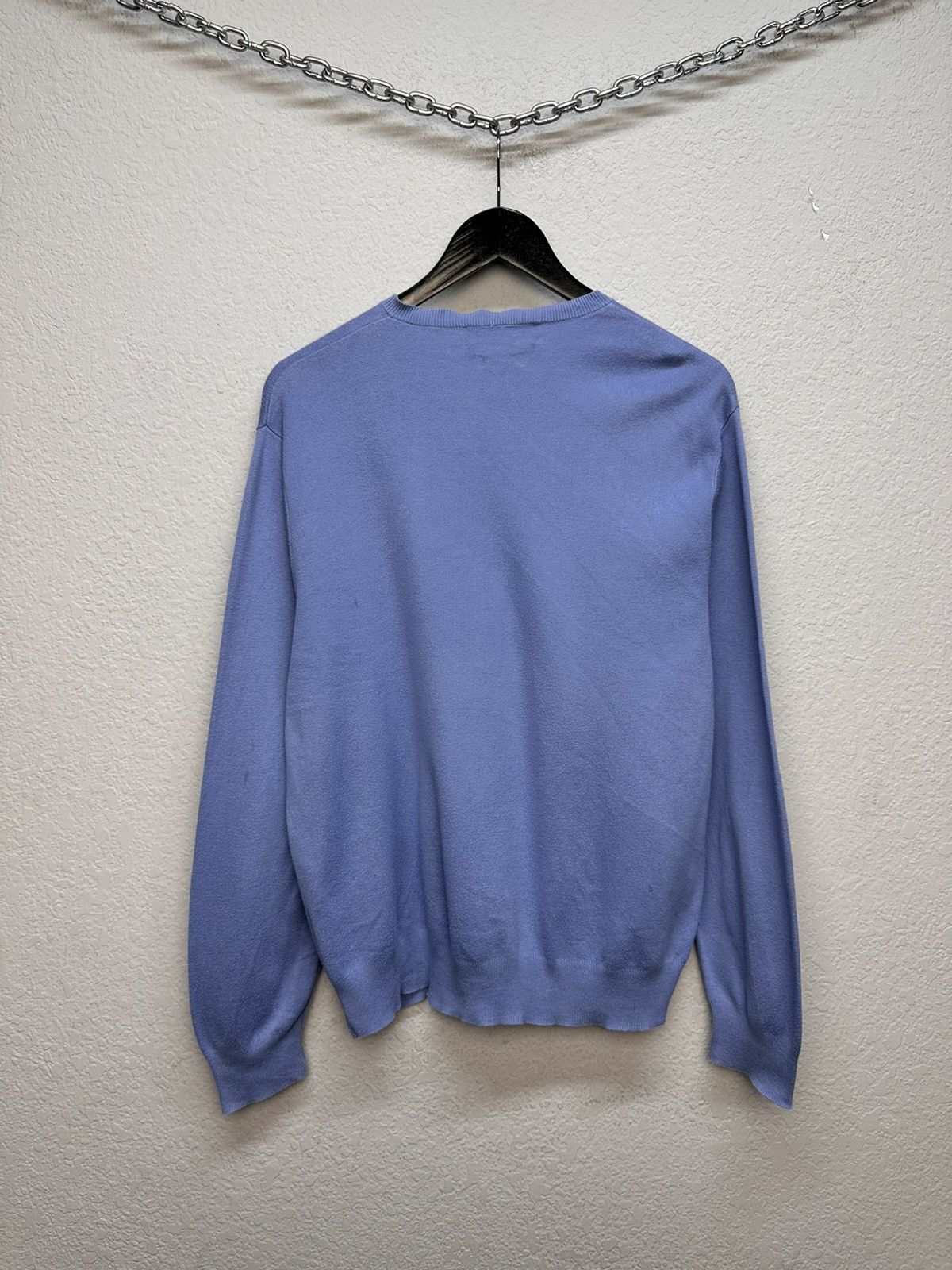Polo Ralph Lauren Vintage Polo Ralph Lauren blue sweater wool purple LableY2K Size US L / EU 52-54 / 3 - 9 Thumbnail