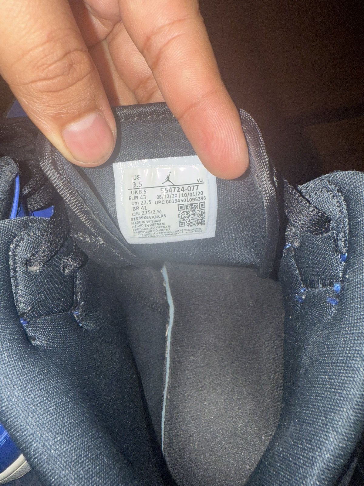 Jordan Brand × Nike Jordan 1 Mid hyper royal Size US 9.5 / EU 42-43 - 1 Thumbnail