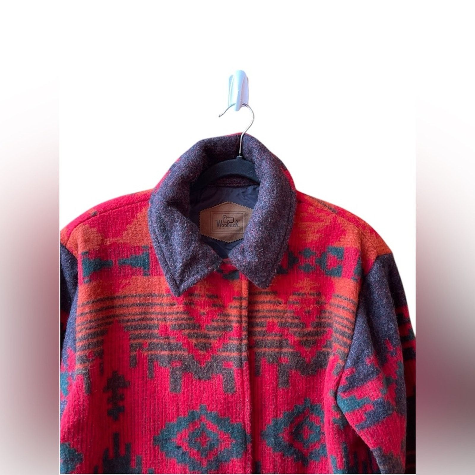 Other Vintage Woolrich Wool Blend Aztec Southwest Chore Jacket S Size S / US 4 / IT 40 - 2 Thumbnail