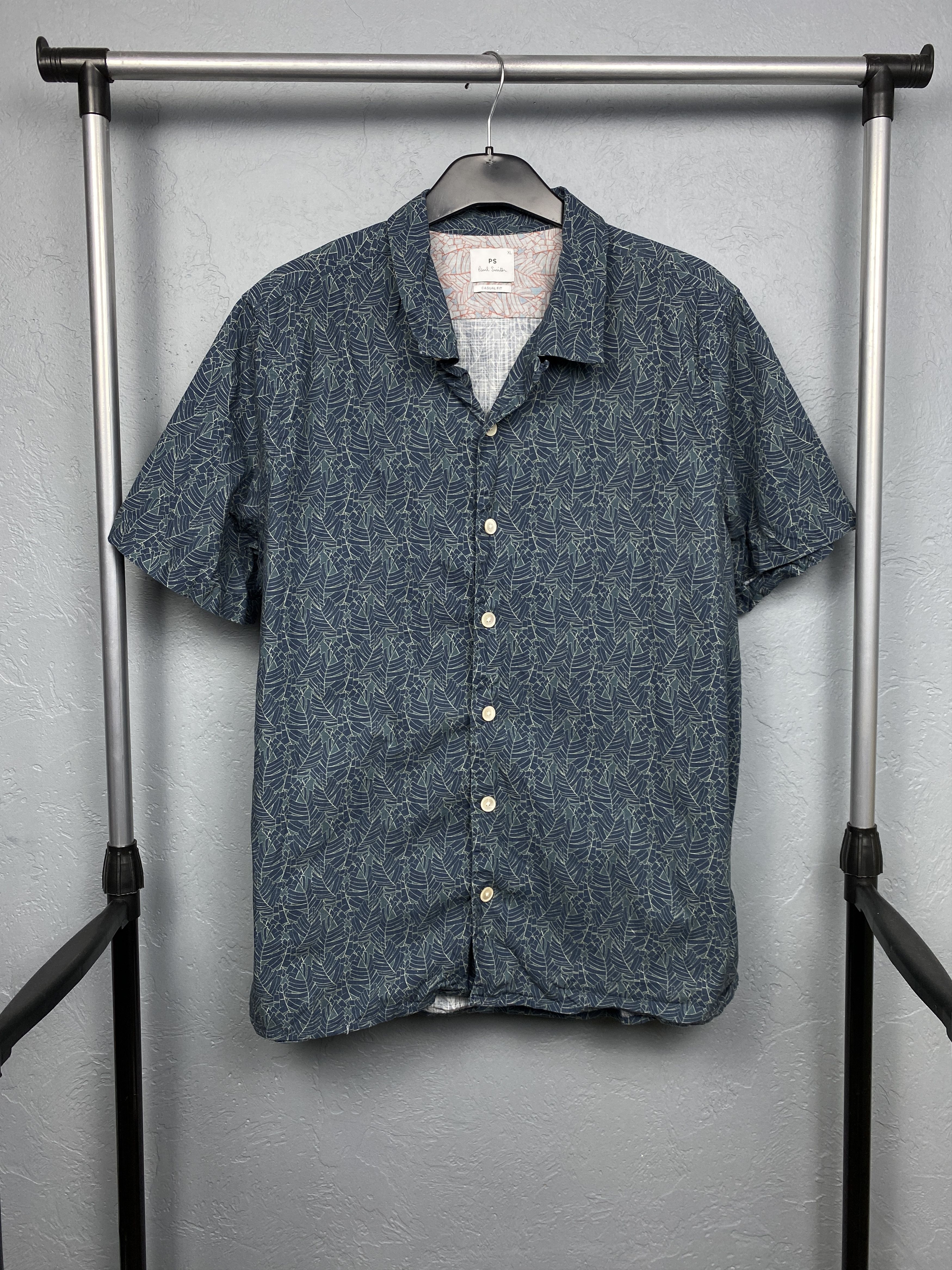 Paul Smith Paul Smith Vintage Mens Short Sleeve Hawaiian Shirt Size US XL / EU 56 / 4 - 1 Thumbnail