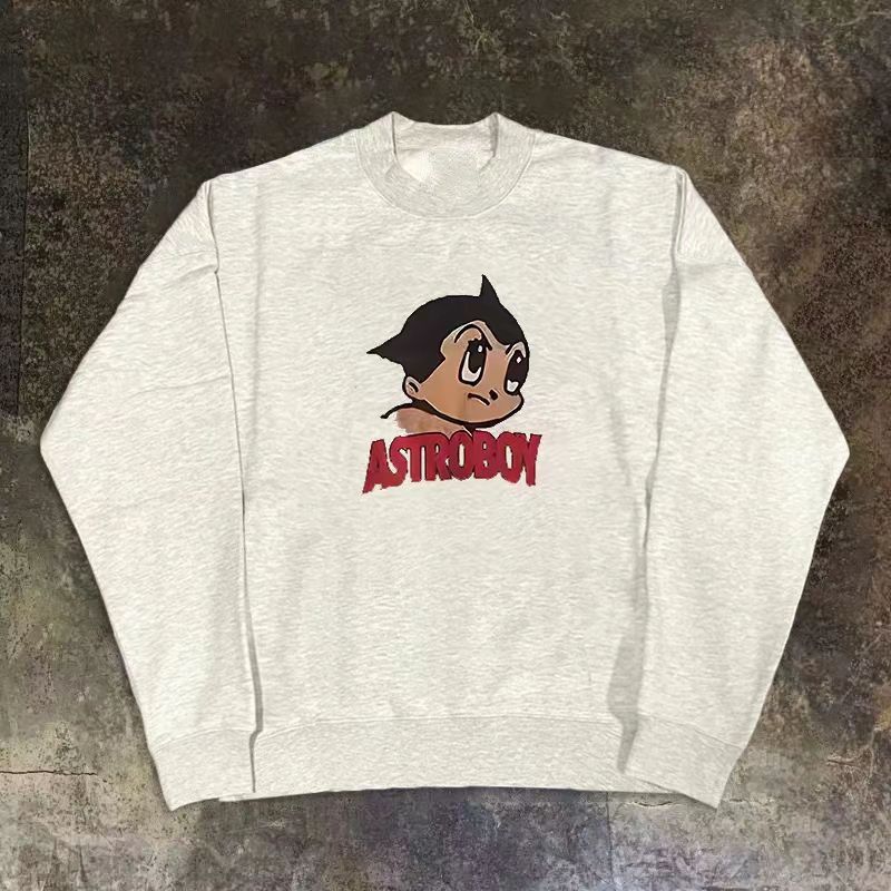 Vintage Gray washed retro cartoon print sweatshirt Size US M / EU 48-50 / 2 - 1 Thumbnail
