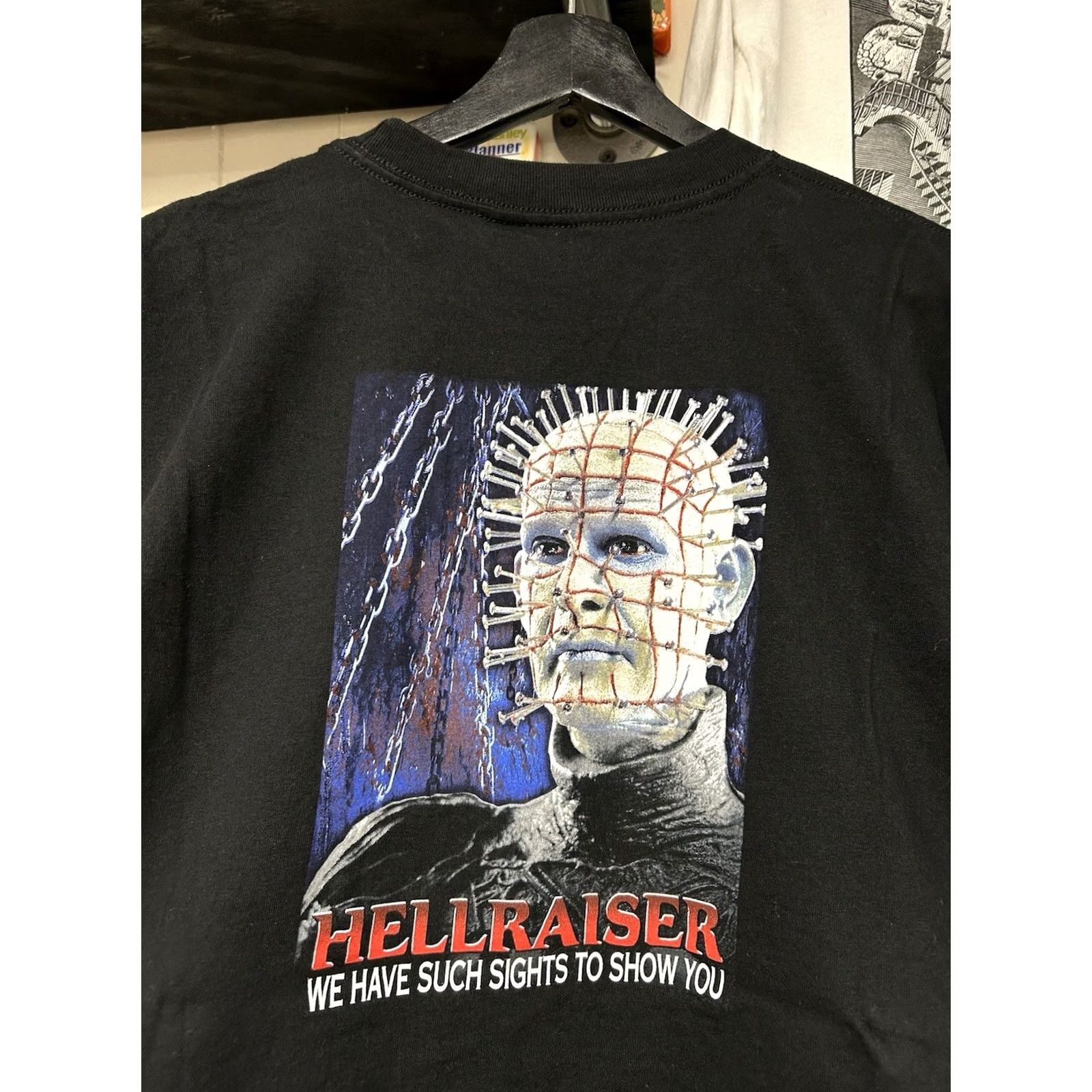 Vintage VINTAGE Hellraiser Shirt Adult XL Black Graphic Print Toy Promo Tee Neca Reel Toys Halloween Horror 2000s Mens Womens Size US XL / EU 56 / 4 - 2 Thumbnail