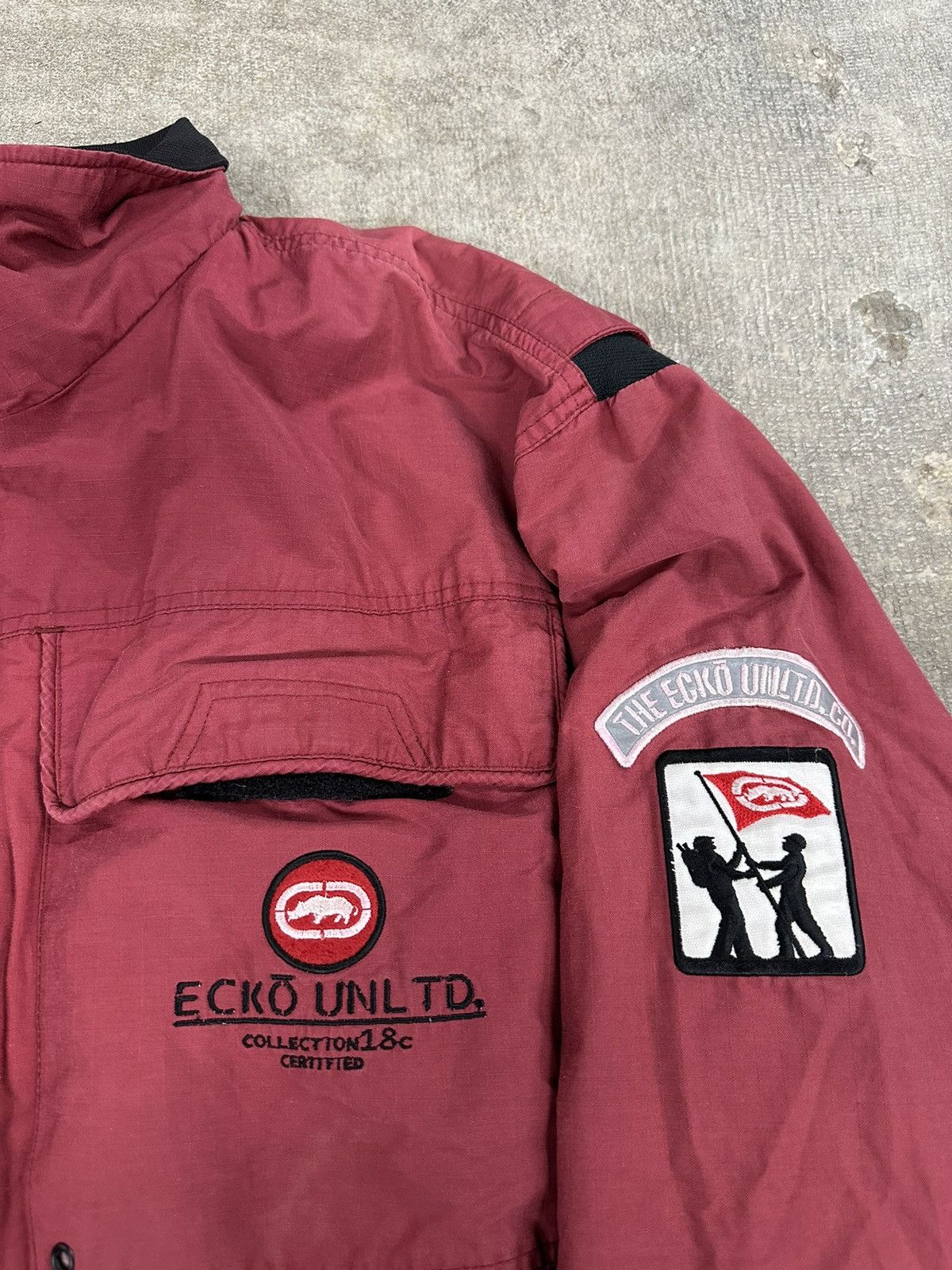 Ecko Unltd. Vintage 90s Ecko Unltd Tactical Utility Rap Ski Jacket RARE Size US XL / EU 56 / 4 - 9 Thumbnail