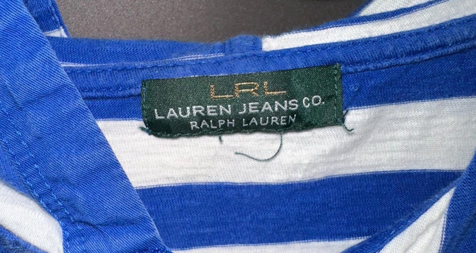 Lauren Ralph Lauren Lauren Jeans Co. by Ralph Lauren — blue/white zip-up Size S / US 4 / IT 40 - 4 Thumbnail