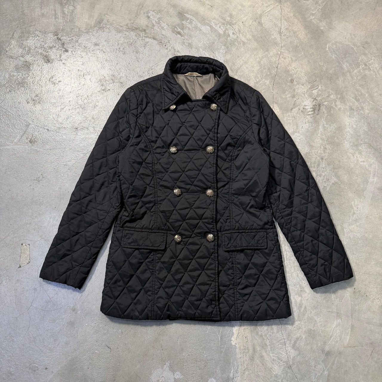 MCM Vintage MCM Légère Diamond Quilted Double Breasted Jacket Size L / US 10 / IT 46 - 1 Thumbnail