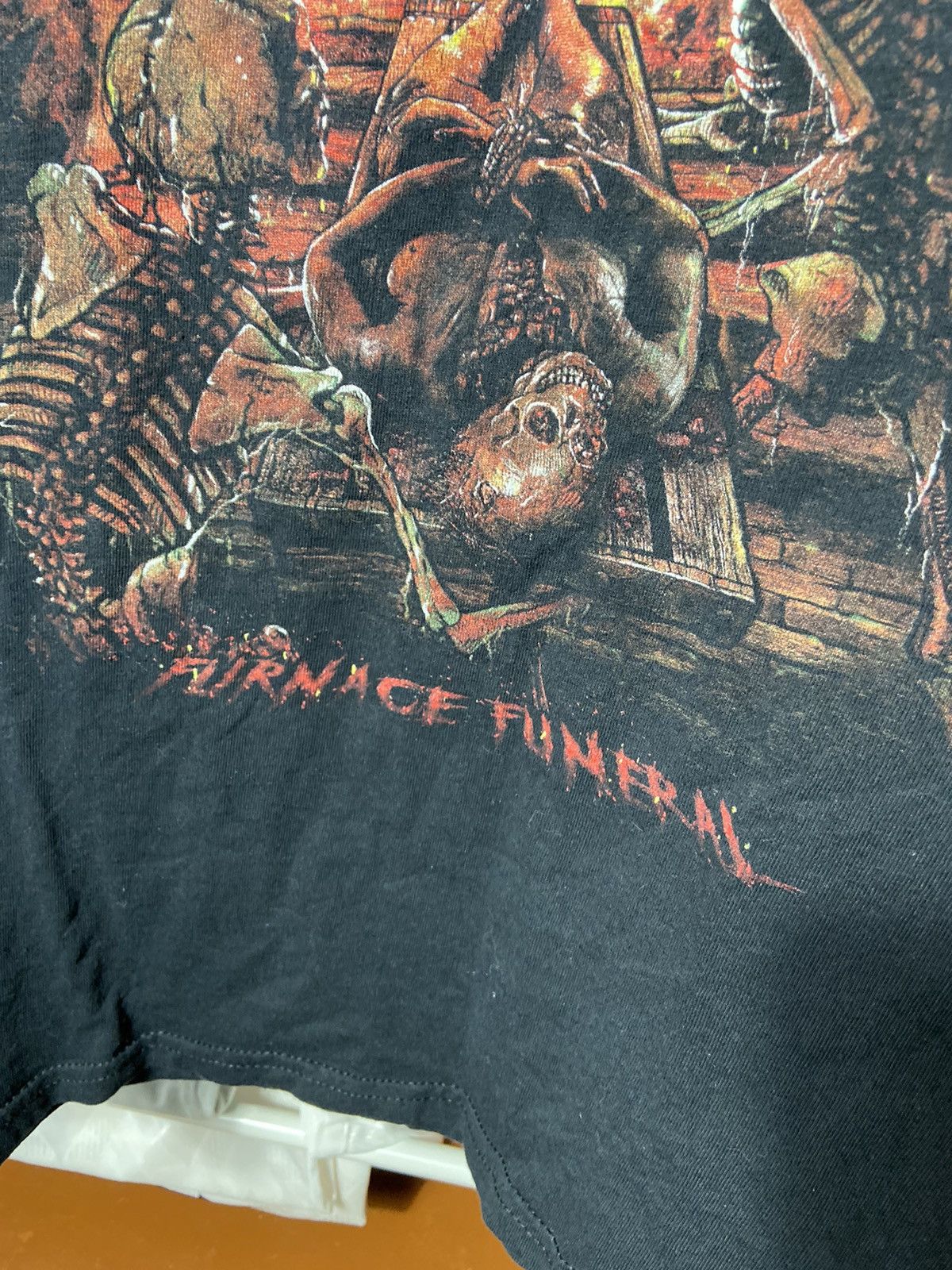Band Tees × Vintage BLOODBATH VINTAGE FADED 00s BLACK METAL ROCK GROUP T-SHIRT Size US XXL / EU 58 / 5 - 3 Thumbnail