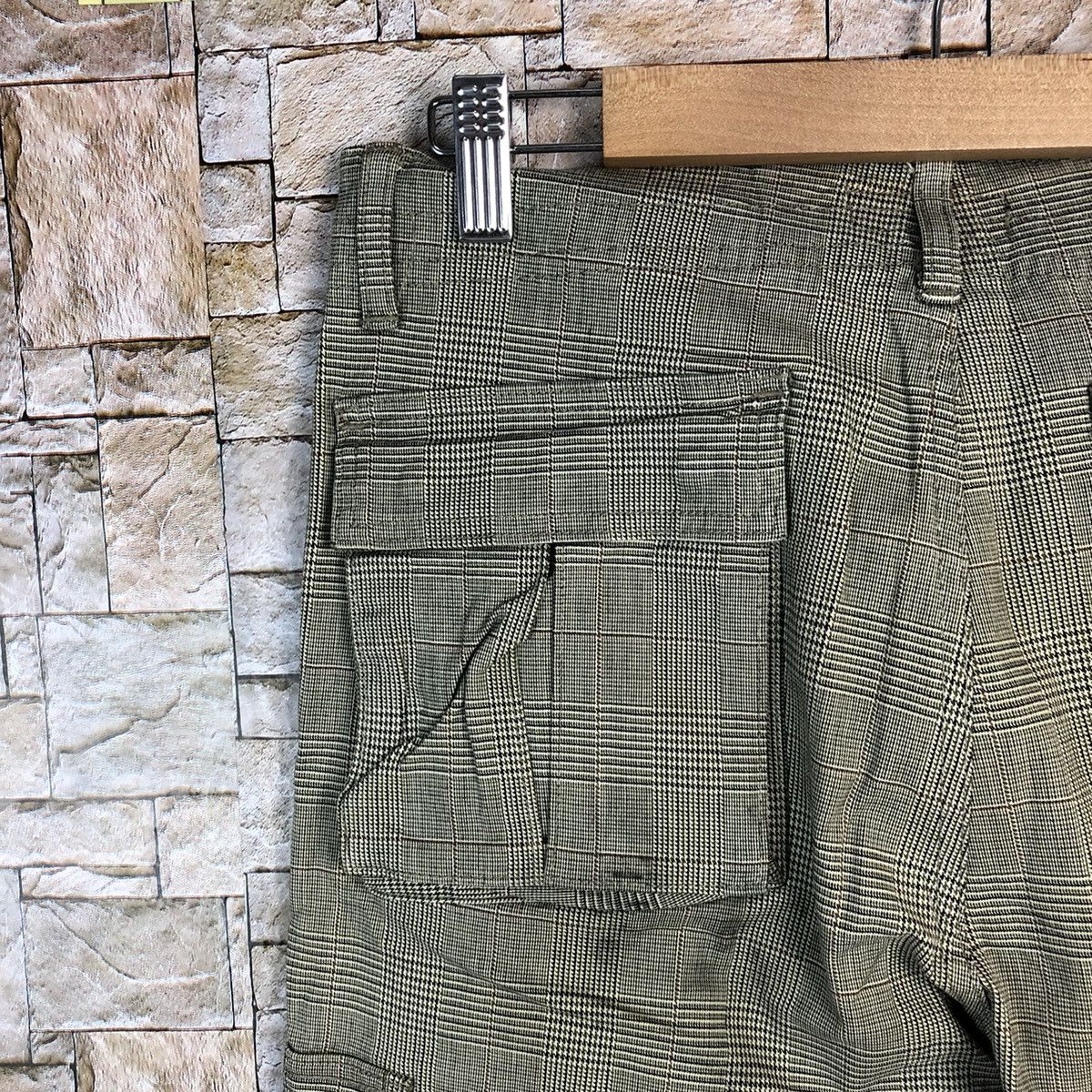 Beams Plus Beams Grey Checkred Cargo Multipocket Pants #A584 Size US 31 - 13 Thumbnail