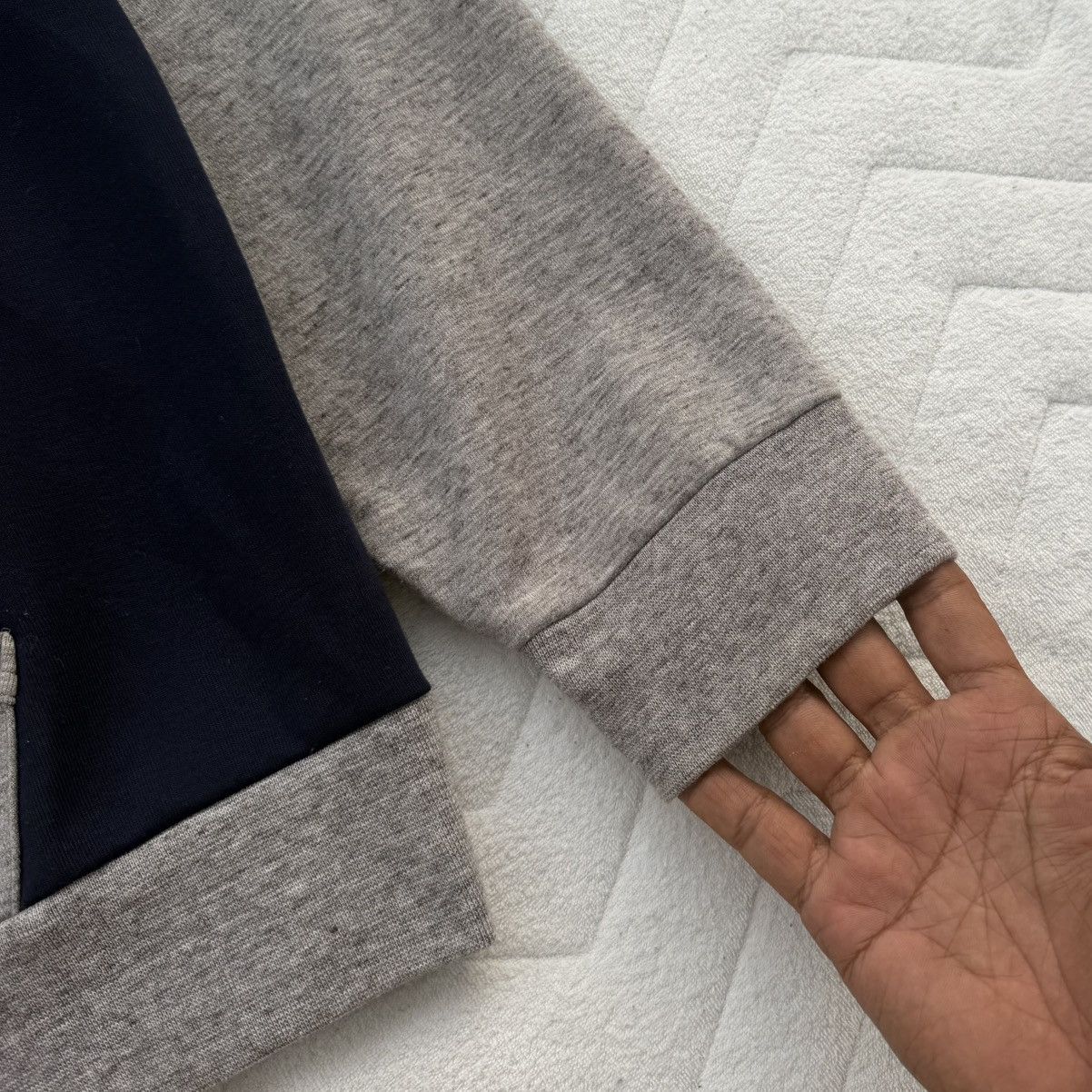 Polo Ralph Lauren Polo Ralph Lauren RL-67 Hoodie Grey Navy Colorblock Big Logo Size US XL / EU 56 / 4 - 13 Thumbnail
