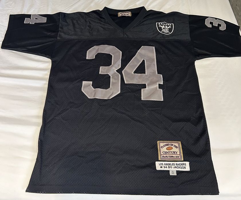 Raiders jersey store number 34