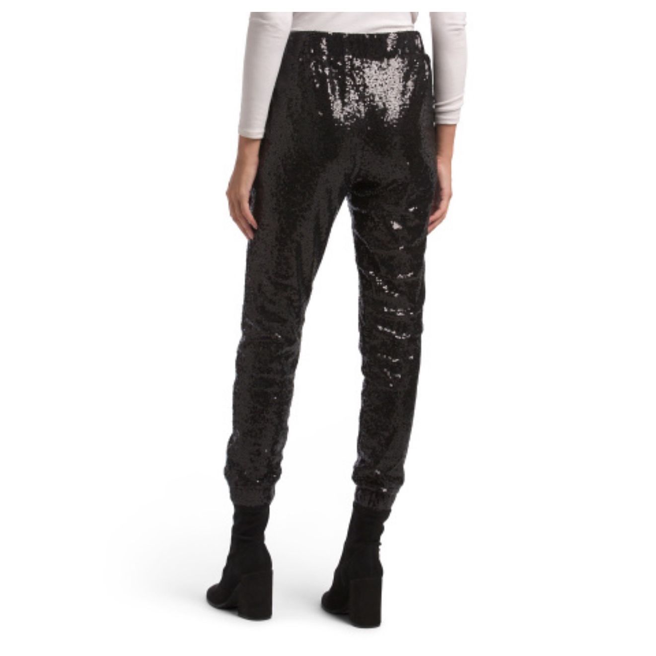 7 For All Mankind 7 For All Mankind Sequined Jogger Pants NWT M Size 28" / US 6 / IT 42 - 2 Thumbnail