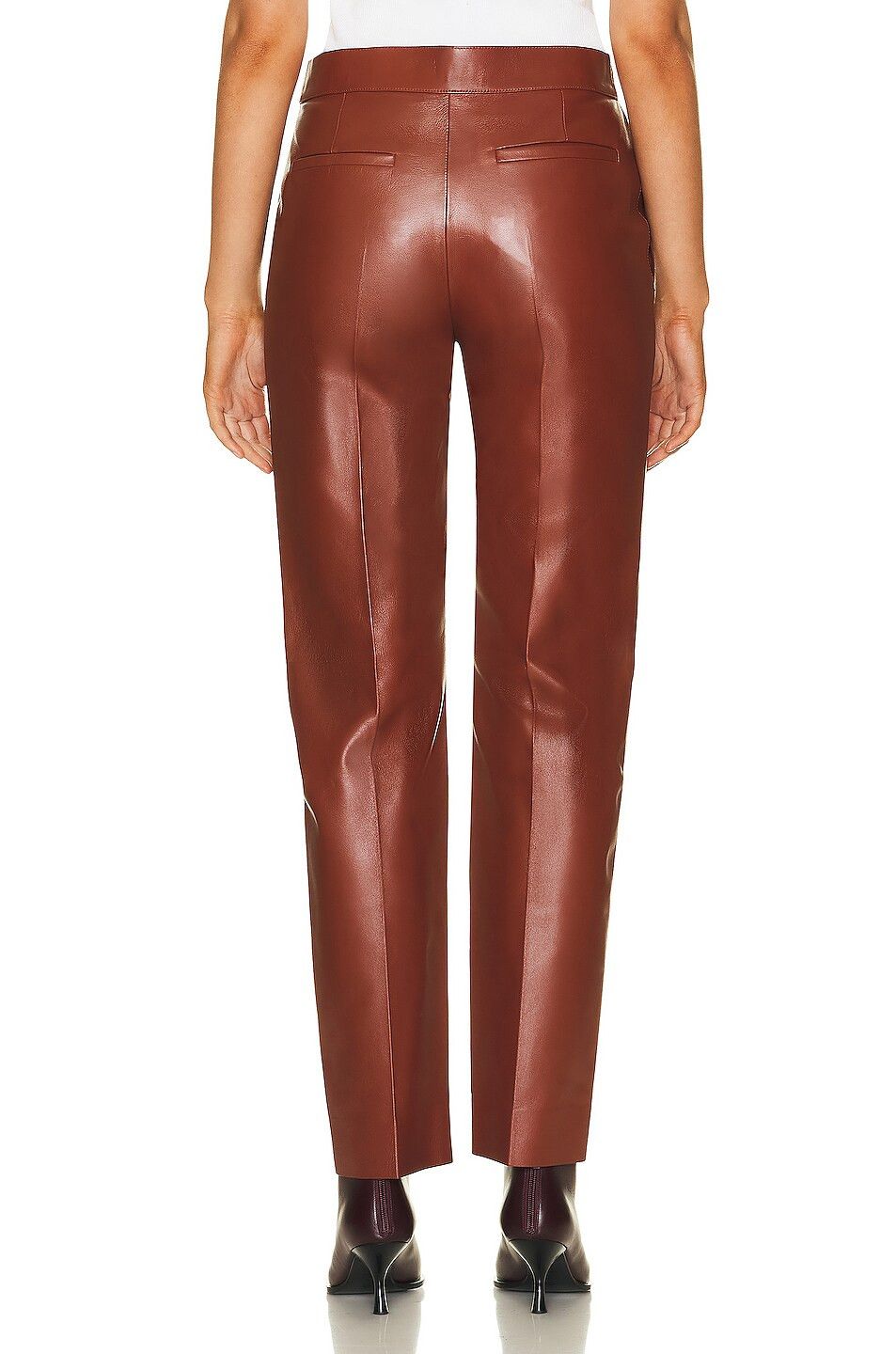 Chloe o1y0825 Leather Sweatpant in Tan Size 30" / US 8 / IT 44 - 3 Thumbnail