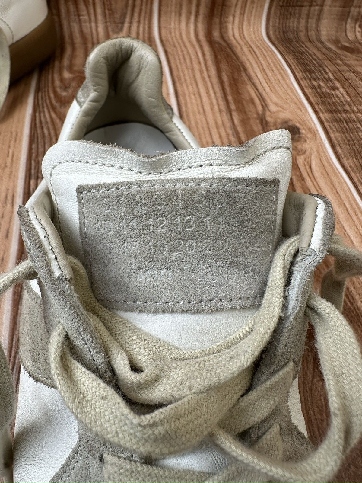 Maison Margiela Maison Martin Margiela Replica Gats White/gray Lowtops Size US 9 / IT 39 - 14 Thumbnail