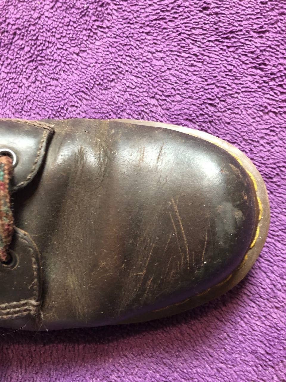 Dr. Martens DR. MARTENS LACE UP HIPSTER DARK BROWN DISTRESSED Size US 10 / EU 43 - 8 Thumbnail
