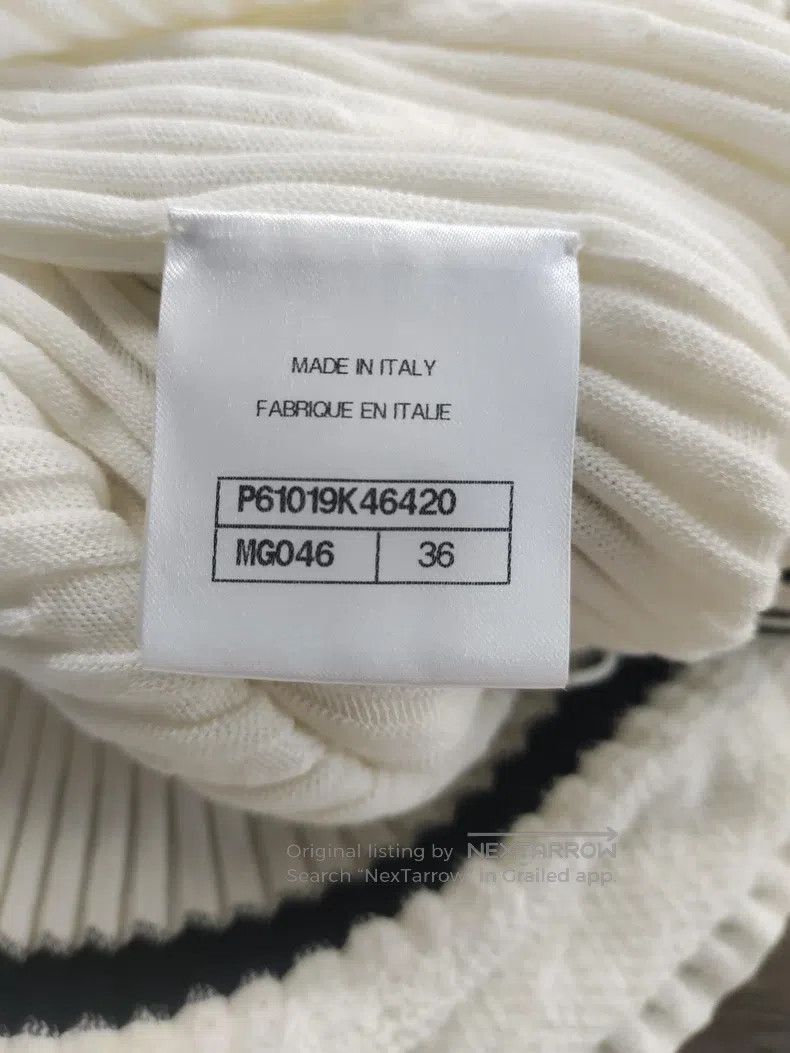 Chanel Chanel White waist letter knitted skirt Size 24" / US 00 / IT 34 - 4 Thumbnail
