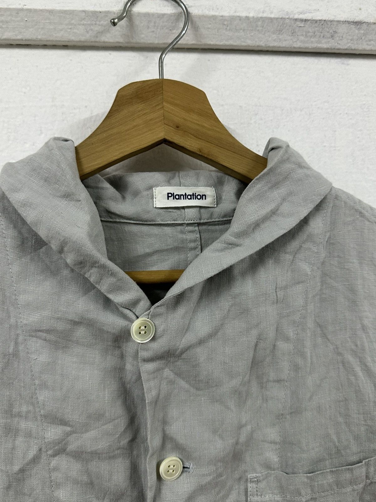 Issey Miyake Plantation By Issey Miyake Linen Pocket Button Up Size US M / EU 48-50 / 2 - 11 Thumbnail