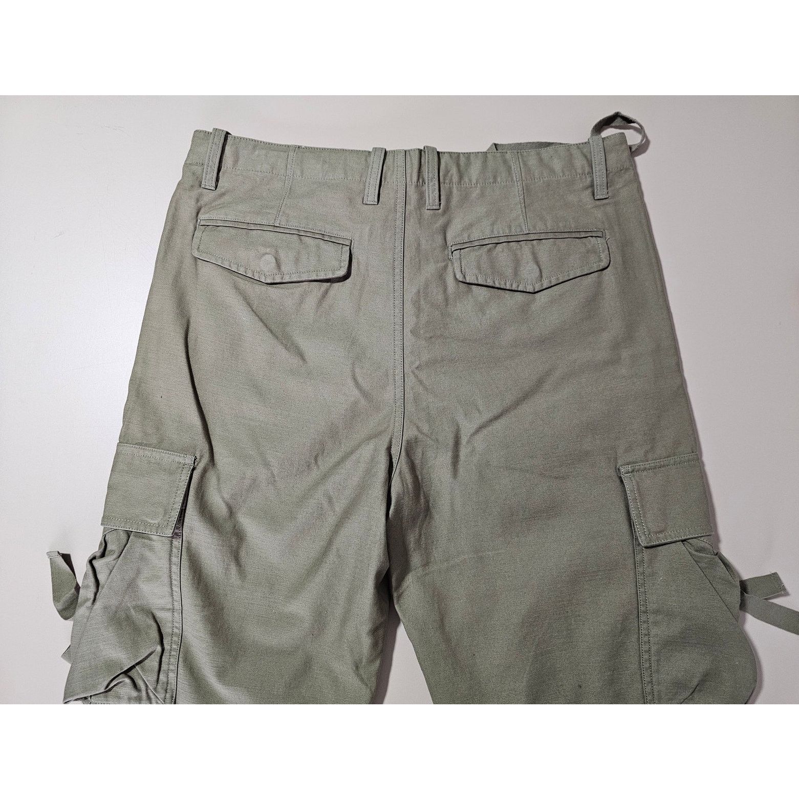 Allsaints ALLSAINTS Military Green Kora Trousers Straight Fit Cargo 32 Size US 32 / EU 48 - 9 Thumbnail