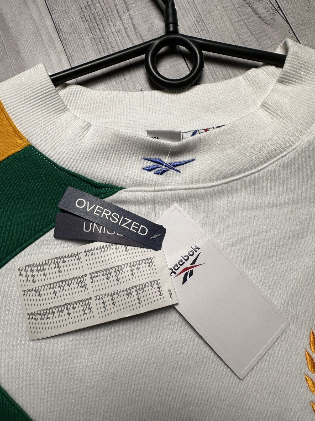 Reebok × Vintage Vintage Reebok Brazil soccer sweatshirt big logo rare Brasil Size US S / EU 44-46 / 1 - 7 Thumbnail