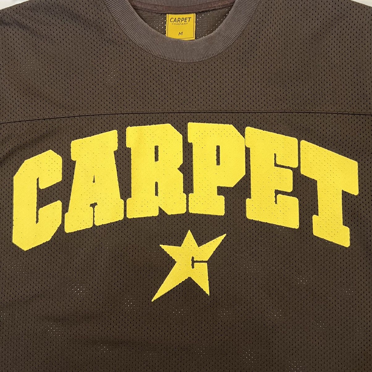 Carpet Company Mesh Jersey - Brown/Yellow - Men's [M] Size US M / EU 48-50 / 2 - 2 Thumbnail