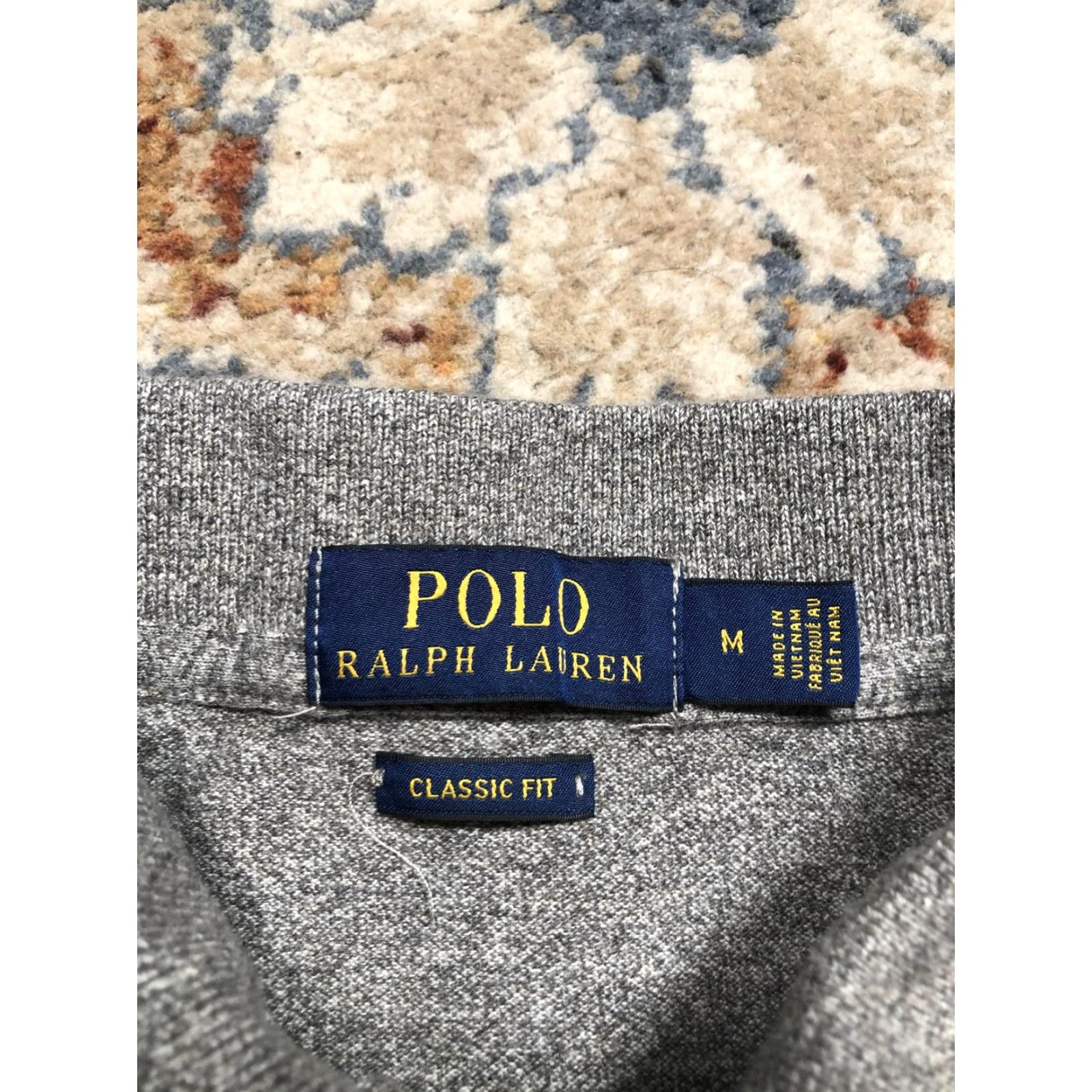 Polo Ralph Lauren Polo Ralph Lauren Polo Shirt Mens M Heather Gray Classic Fit Short Sleeve Size US M / EU 48-50 / 2 - 7 Thumbnail