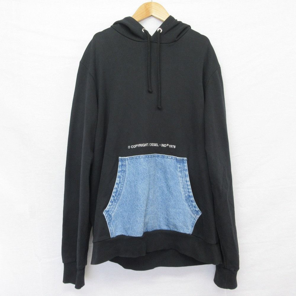 Other Other Diesel Denim Pullover Hoodie Textile Sweatshirts & Hoodies DUTY FREE for USA Size ONE SIZE - 1 Thumbnail