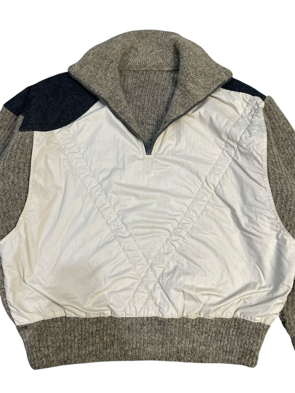 Aquascutum Vintage Aquascutum Wool Half Zipper Jacket Size US L / EU 52-54 / 3 - 4 Thumbnail