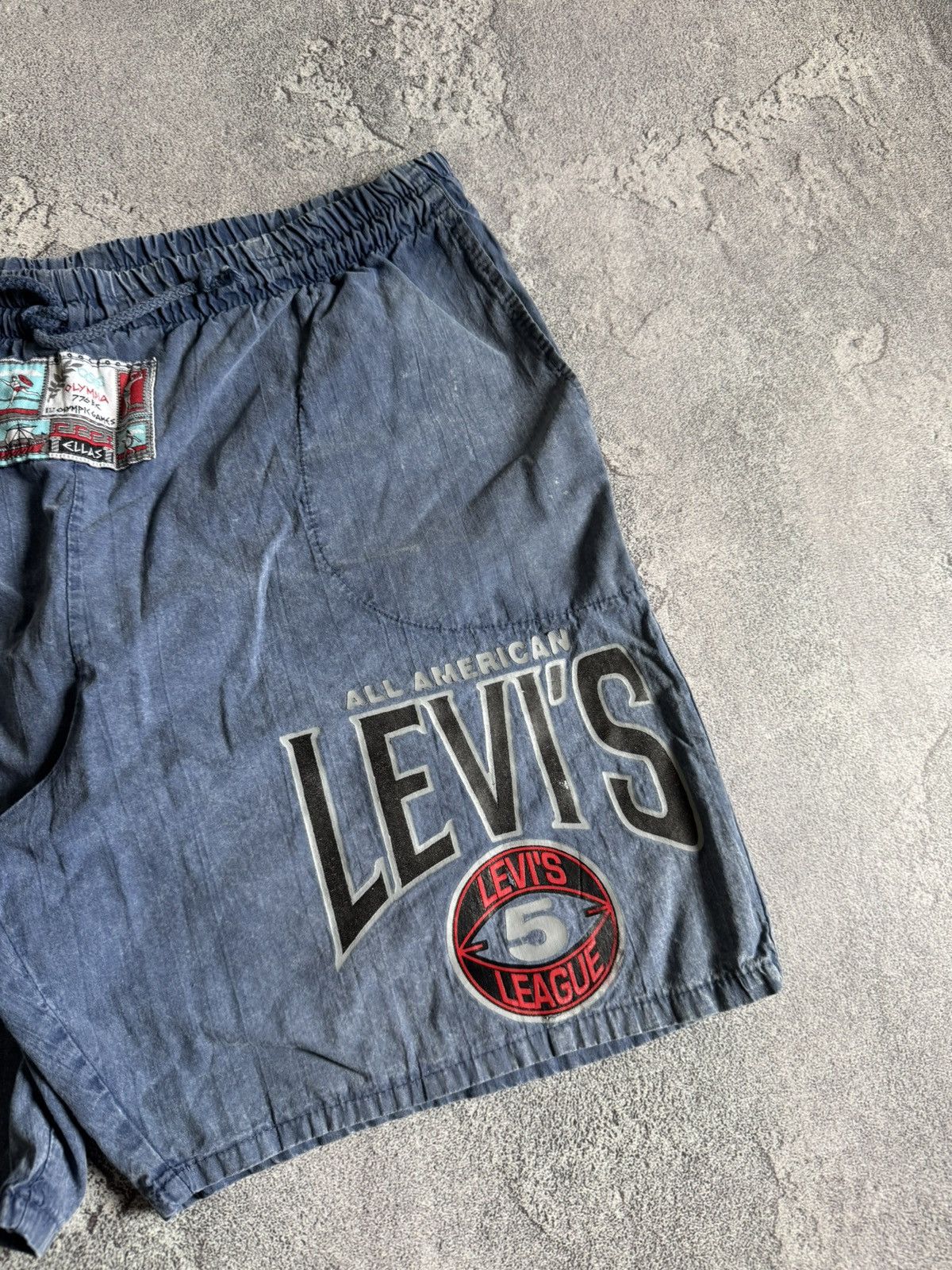 Levi's × Levi's Vintage Clothing × Vintage Levi’s Olympia 776 BC Olympic Games one size shorts vintage Size US 36 / EU 52 - 5 Thumbnail