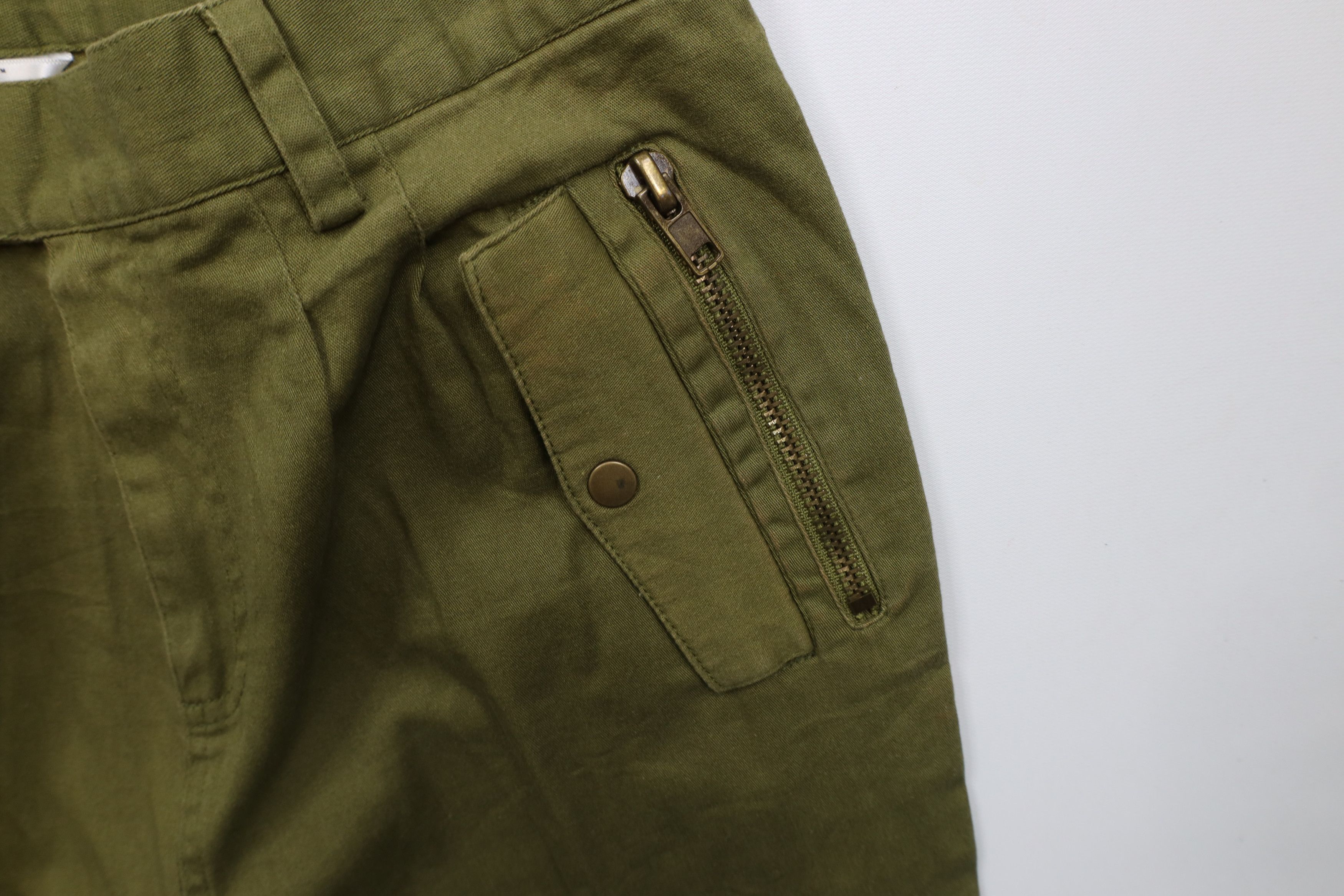 Vintage Vintage Y2K Babydoll Streetwear Tapered Leg Military Pants Size 32" / US 10 / IT 46 - 6 Thumbnail
