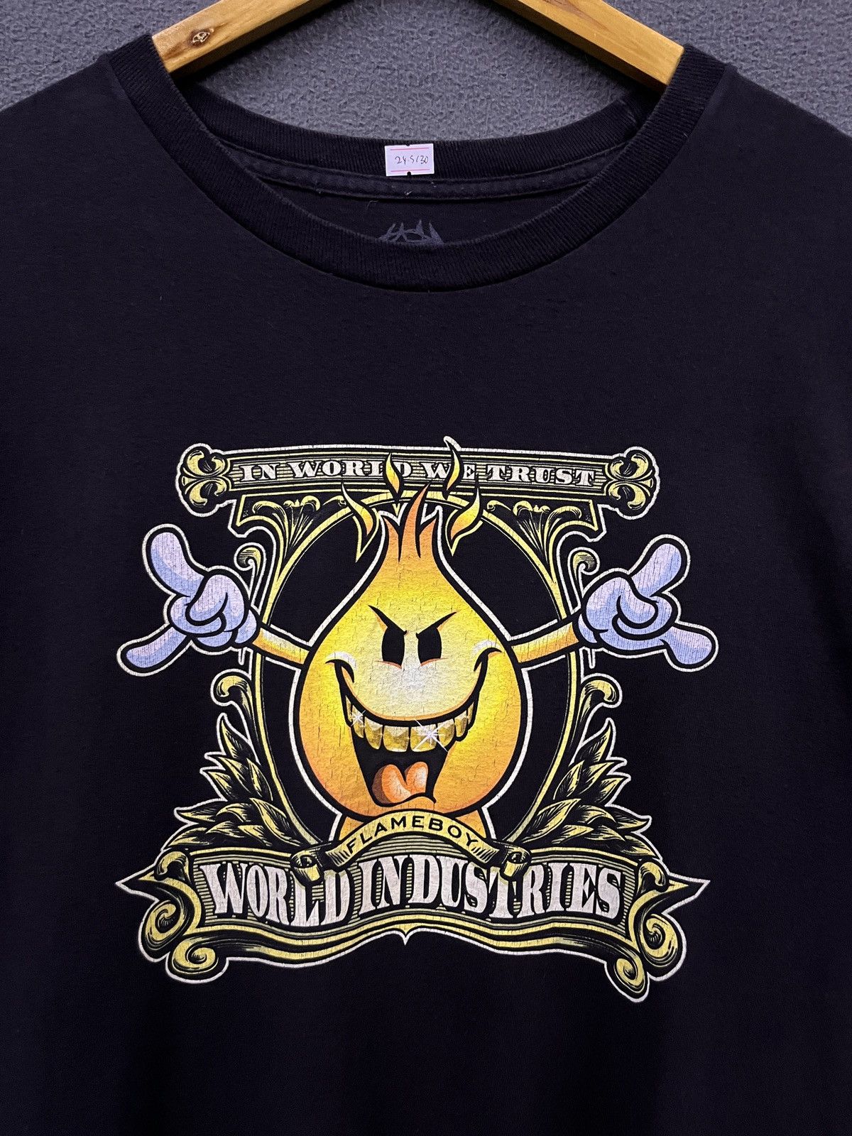 World Industries WORLD INDUSTRIES SKATE TSHIRT Size US XL / EU 56 / 4 - 3 Thumbnail