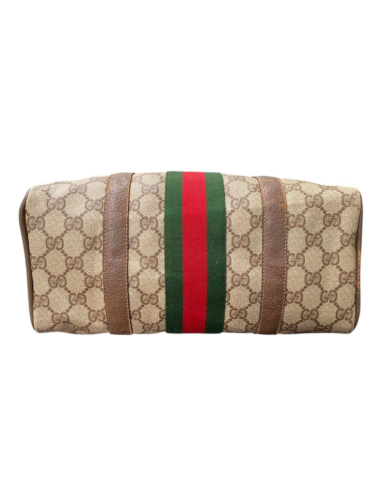 Gucci Gucci Ripped Speedy Vintage Brown Leather Boston Bag ITALY Size ONE SIZE - 9 Thumbnail