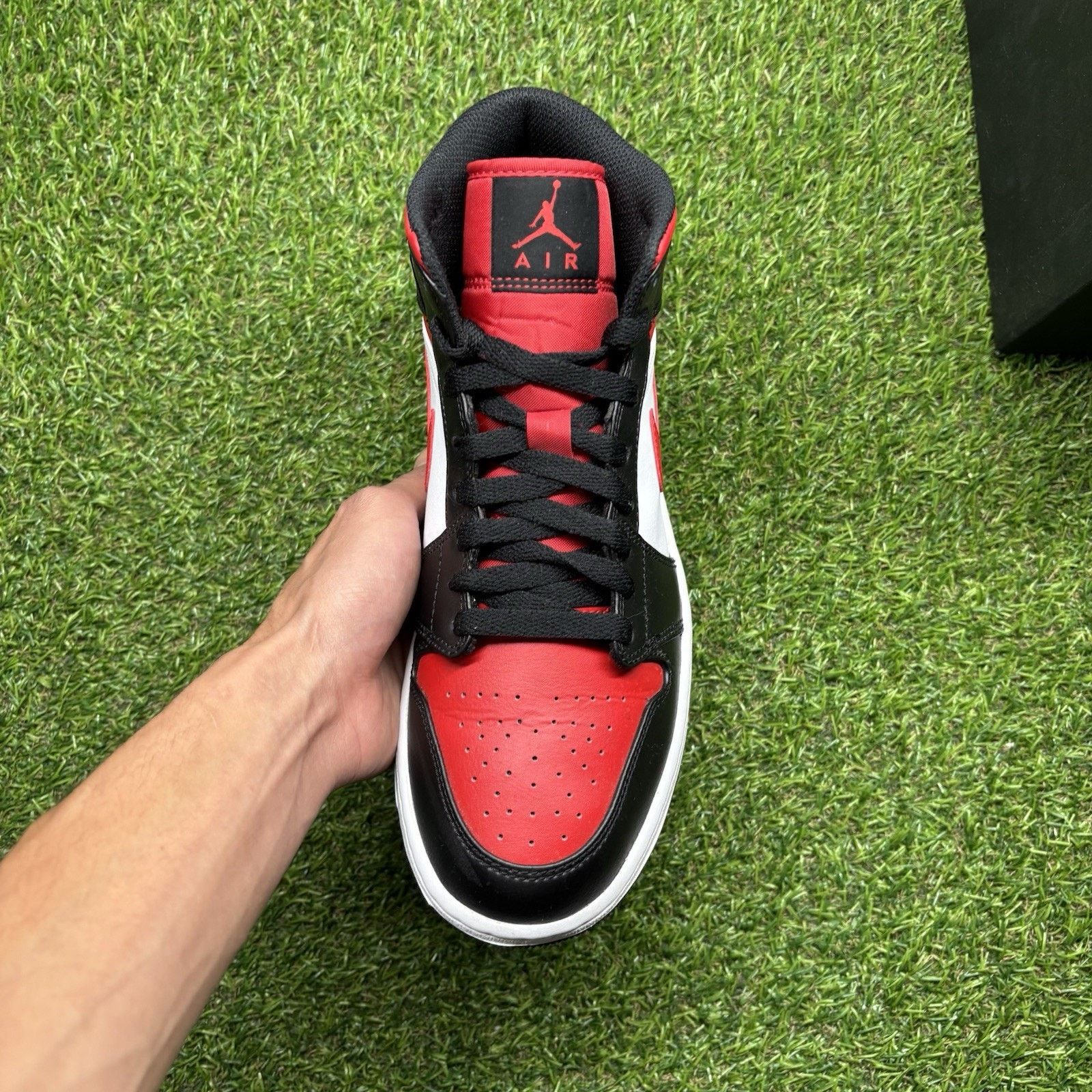 Jordan Brand Size 8 - Jordan 1 Mid Bred Toe | EXCELLENT CONDITION! Size US 8 / EU 41 - 13 Thumbnail