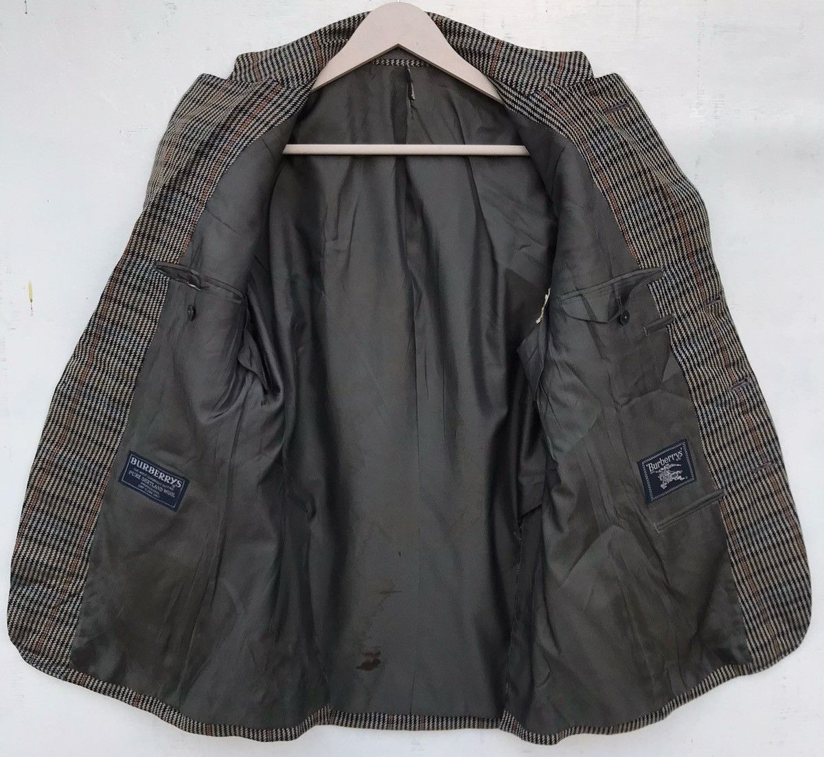 Burberry × Japanese Brand × Vintage Vintage Burberry Wool Jacket Size US M / EU 48-50 / 2 - 3 Thumbnail