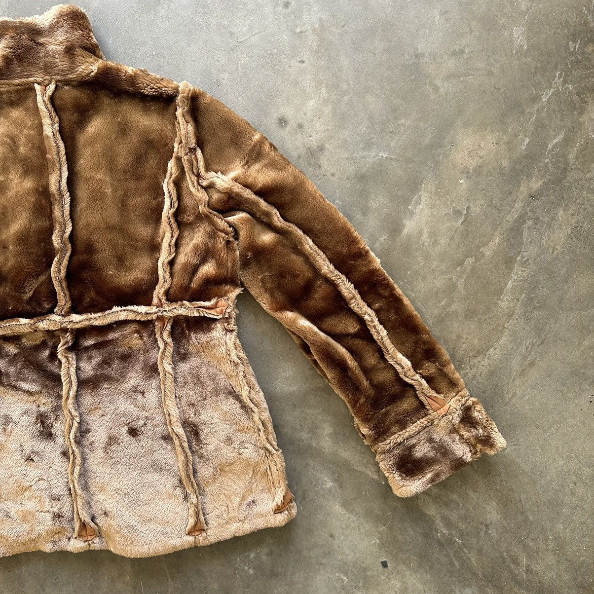 Japanese Brand Vintage Japanese Glass Line Fur Heavy Coats With Pocket Rare Size US M / EU 48-50 / 2 - 11 Thumbnail