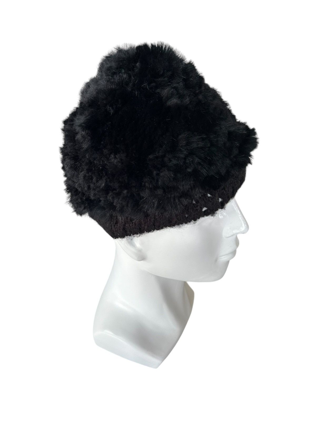 14th Addiction × 20471120 × Japanese Brand Punk Bondage style Mohair Fake hair Beanie Hats Size ONE SIZE - 2 Thumbnail