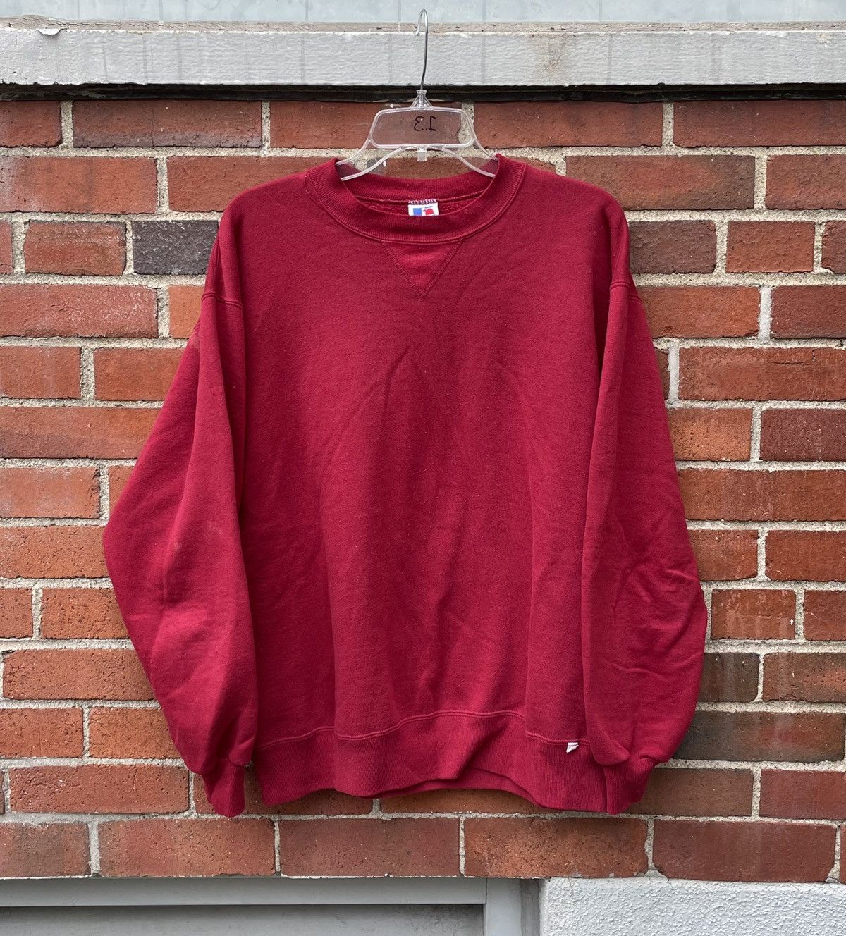 Russell Athletic Vintage 90s Russell Athletic 50/50 Blend Blank Crewneck USA Size US XL / EU 56 / 4 - 1 Thumbnail